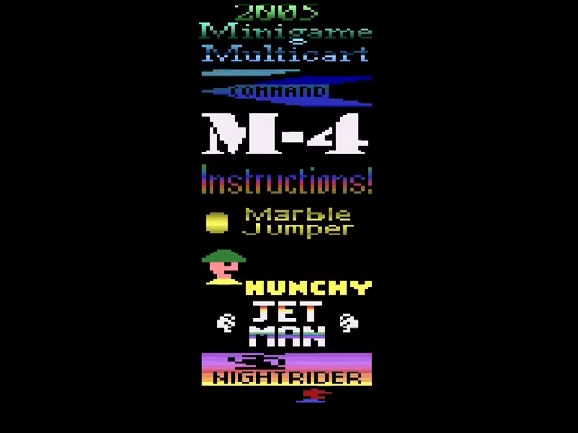 2005 MiniGame MultiCart (Homebrew) — Title screen